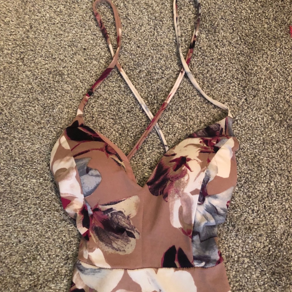 Long flower dress